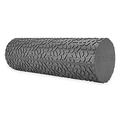 Gaiam Restore Compact Textured Foam Roller for Muscle Repair and Exercise ? 12¡±L X 4" Diameter Massager Roller ? Ideal for Improved Circulation and Easing Muscle Tension