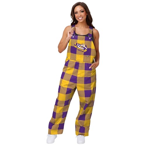 FOCO NCAA womens Ncaa College Team Logo Bib Overalls