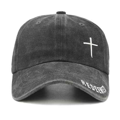 Christian Baseball Cap for Men & Women - Embroidered Jesus Cross Hat, Adjustable Faith-Based Gifts