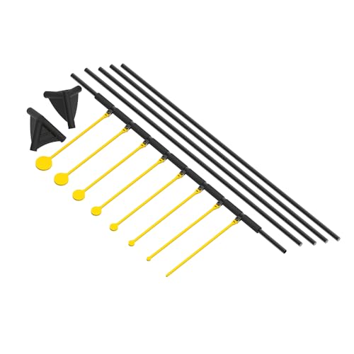 Caldwell AR500 Steel Target Kits with Target Stand, Rifle Rated, 1/4"-3/8" Steel, for Range, Practice Shooting, and Outdoors