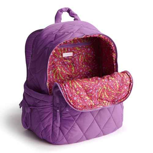 Vera Bradley Women's Featherweight Bancroft Backpack, Iris Orchid, One Size