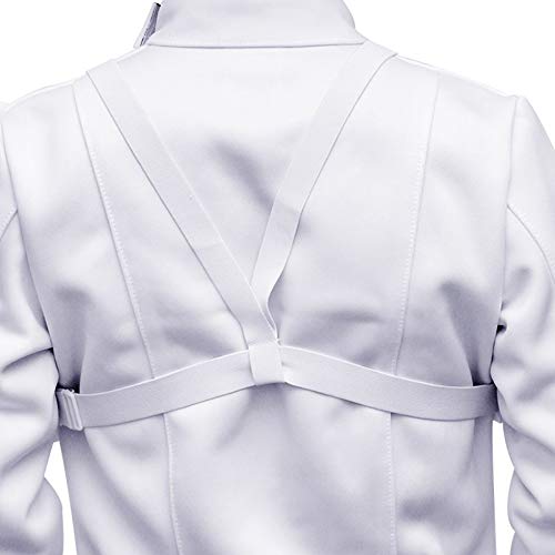 LEONARK Fencing Sport Chest Guards - Breast Protectors - Plastron for Foil Epee Saber Fencers - Professional Clothing for Child and Adult Fencer (Male, M)