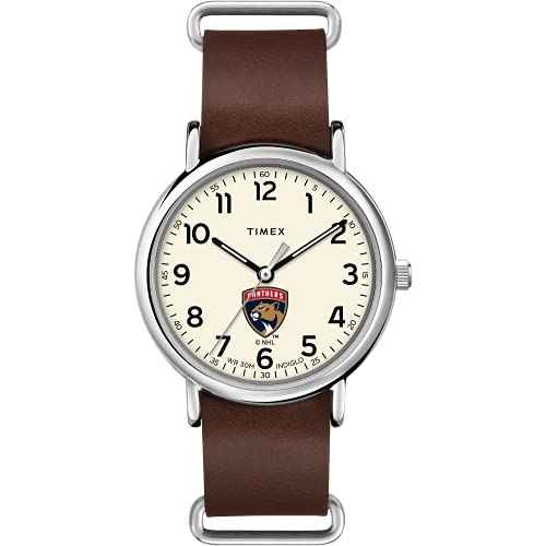 Men's NHL Weekender 40mm Quartz Leather Strap