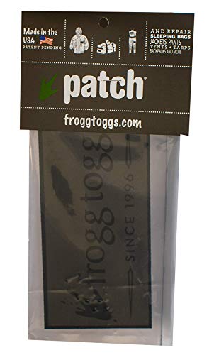 FROGG TOGGS NoSo Instant Repair Patch Kit Brown 3x6 for Tents, Sleeping Bags, Waders