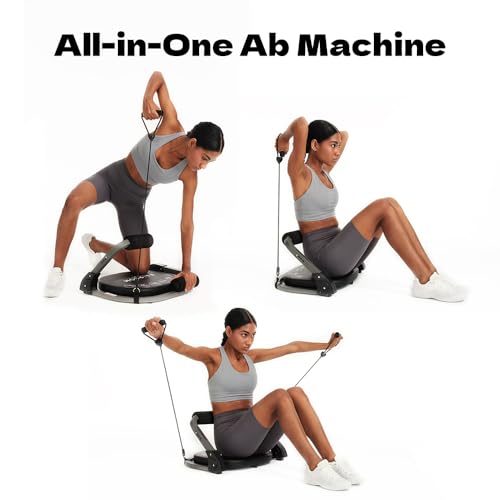 Ab Exercise Machine for Home Gym, Full-Body Sit-Up & Core Workout Equipment