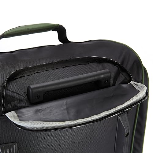 Travelers Club Xpedition 30-Inch Multi-Pocket Upright Rolling Duffel Bag - Forest Green