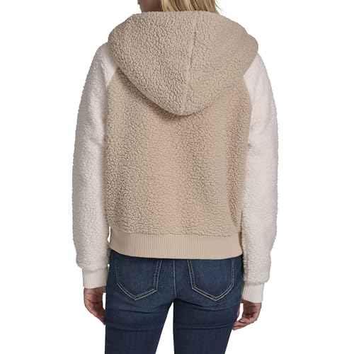 Nautica Women's Colorblock Sherpa Soft Zip