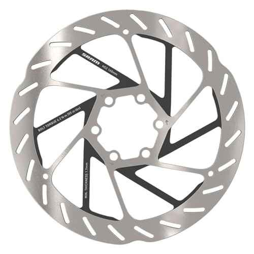 SRAM HS2 Disc Brake Rotor - 200mm, 6-Bolt, Rounded, Silver/Black