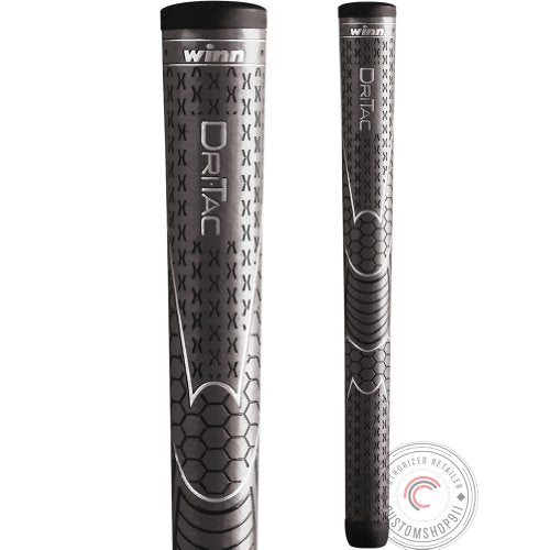 Set of 9 Winn Dri-Tac Oversize (+1/8") Golf Grip ? Ultimate Comfort, Tackiness, and Shock Absorption for All-Weather Playability