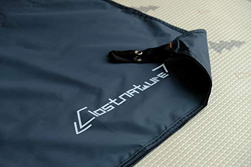 Heavy Duty Tent Footprint Floor Saver - 180 x 144 Inches Camping Tarp, Black