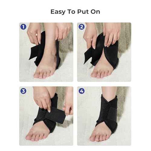 Koonie Ankle Ice Pack Wrap for Swelling, Plantar Fasciitis, Planters Facetious Relief, Reusable Ankle Brace Ice Pack, Cold Therapy Sock Compression for Achilles Tendonitis, Sore Feet, Foot & Heel