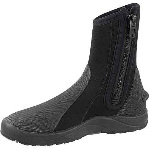 Cressi 6mm Neoprene Adult Hard Sole Boots - for Water Sports: Scuba Diving, Snorkeling - Baleari PHS: Designed in Italy