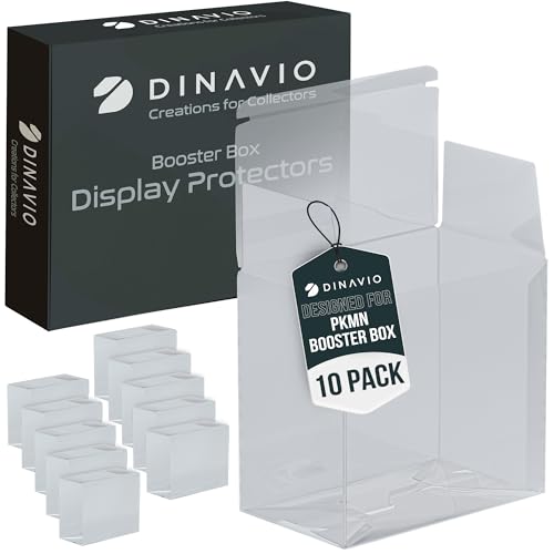 Plastic PKMN Booster Box Protectors 0.5mm Thick - 10 Pack (Variation: 10 Pack)