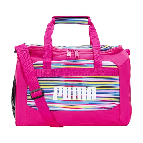 Kids' Duffel Bag - Pink Multi, 14 Inch Sports & Gym Travel Bag for Youth