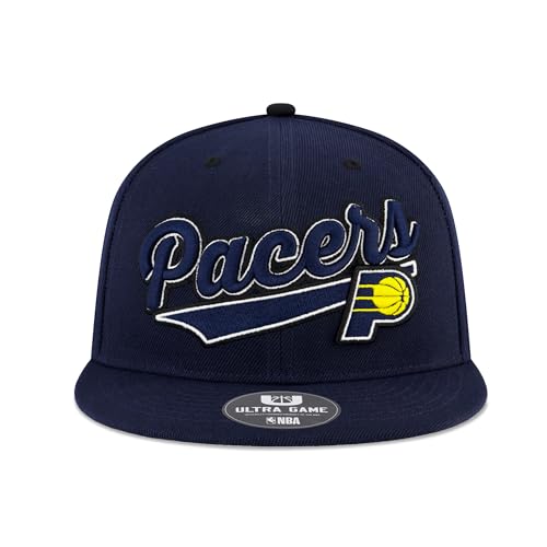 NBA Team Logo Snapback Baseball Cap Hat - Indiana Pacers, One Size, Team Colors