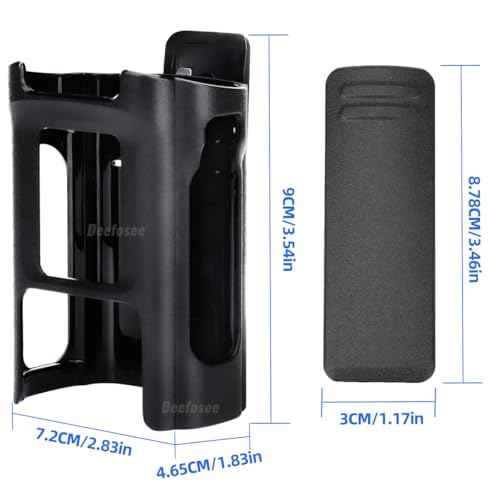 BAOFENG DM32/UV32 Radio Holster, Walkie Talkie Belt Holder Case UV-32 Belt Holder For DM32 UV32 Walkie Talkie Holder Duty Belt Accessories Portable Travel Camping Storage