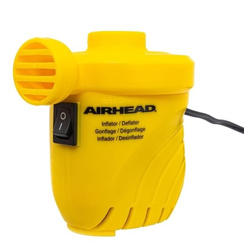 AIRHEAD Air Pump - Corded Electric, 12v, AHP-12H, Yellow and Black