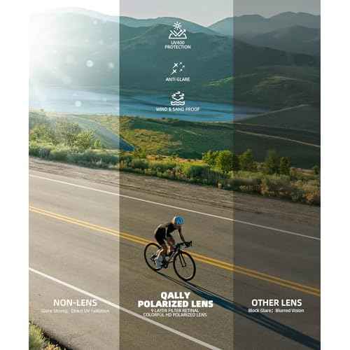 Polarized-Sunglasses-Men Sports Mens-Sunglasses: Sun-Glasses with UV Protection for Fishing Driving Running Cycling