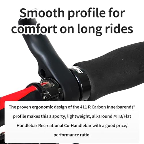 Bike Handlebar Thumb Rest Grips for Road Mountain Bikes MTB Bicycle Lightweight Grip Bar for A Long-Ride Cycling Accessories