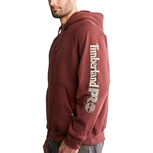 Timberland PRO Men's Hood Honcho Sport Pullover Hooded Sweatshirt, Maroon, Large