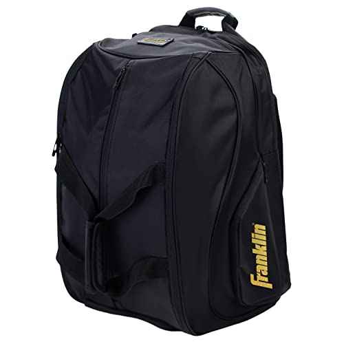 Franklin Sports Pickleball Bags - Sling Bag - Duffle Bag - Backpack for Paddles, Pickleballs + Accessories - Elite Nylon Fabric - Pickleball Equipment Bag for Men + Women - Black