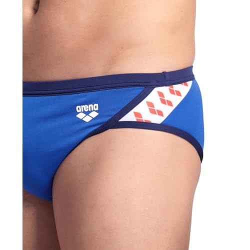 ARENA Men's Icons Solid Swim Briefs Professional Training Swimsuit Sports Trunk