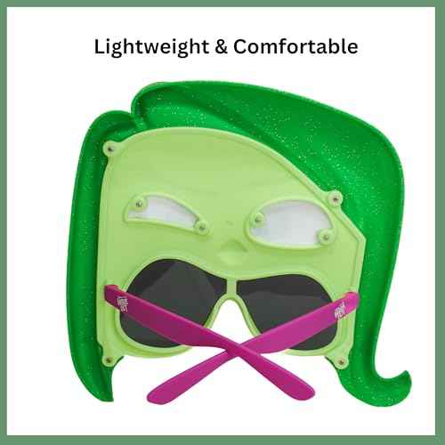 Sun-Staches Inside Out Sunglasses | Anxiety, Anger, Joy and Disgust Costume Accessory | One Size Fits Most