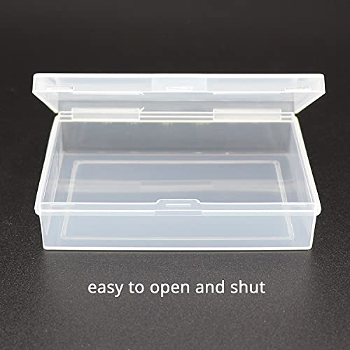 6 Pack Plastic Playing Card Deck Boxes Fits Baseball & Gaming Cards