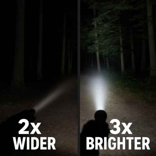 Keeble Outlets Headlamp Flashlight ? 1200 Lumen Ultra-Bright LED Rechargeable Head Lamp with White & Red Light ? Waterproof Motion Sensor Headlights for Camping, Running, Hiking & Fishing (2 Pack)