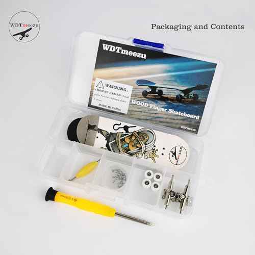 Wood Finger Skateboard Professional Fingerboards Wheels with Bearings Mini Fingerboard Finger Toy for Adults and Kids-30mm Pharaoh