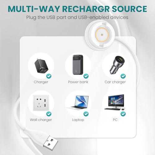 Fast Charging USB Cable with Anti-Slip Base for Smart Bracelets