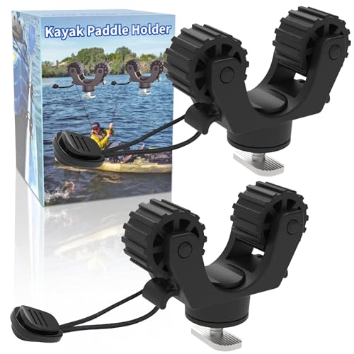 Kayak Paddle Holder Track Mount with Net & Pole Storage - Variation 2026