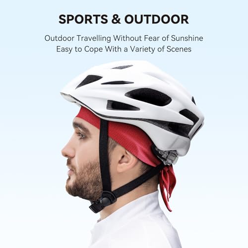 Breathable Doo Rags for Men 6 Pack Sweat-Wicking Cooling Skull Caps with Line Variations