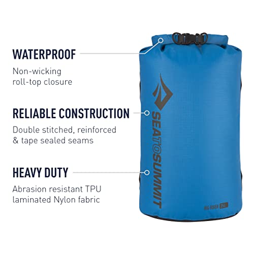 Sea to Summit Big River Dry Bag, Ultra-Durable Roll-Top Dry Storage