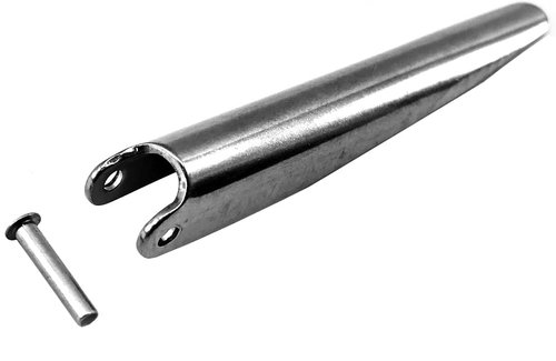SPEARFISHING WORLD Replacement Stainless Steel Heavy Duty Flopper/Barb for 7mm or 8mm Speargun Spear/Shafts for Spearfishing, Freediving, and Scuba Diving (9/32, 2-Pack)