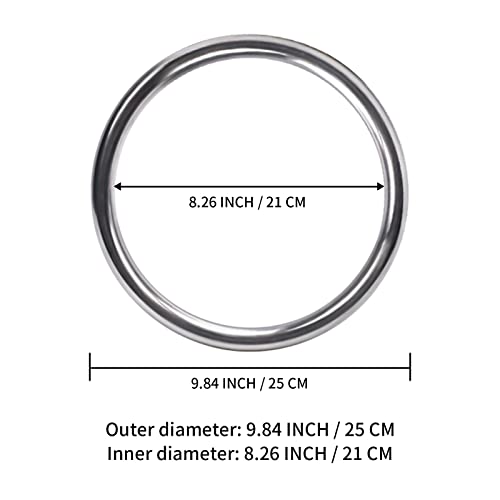 Wing Chun Stainless Steel Ring Training Equipment 9.8 Inch - Yewen Sau