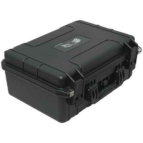 Case Club 5 Pistol and 20 Magazine Pre-Cut Heavy Duty Waterproof Case with Included Silica Gel Canister to Help Prevent Gun Rust (Upgraded Gen-3)