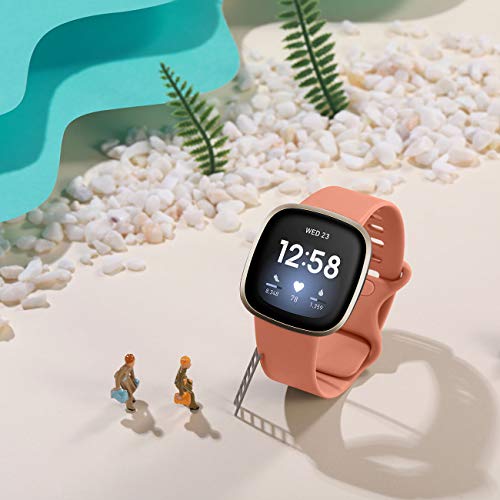 GEAK 15 Pack Small Compatible Fitbit Versa 3 & Sense Watch Bands Waterproof Sport Strap