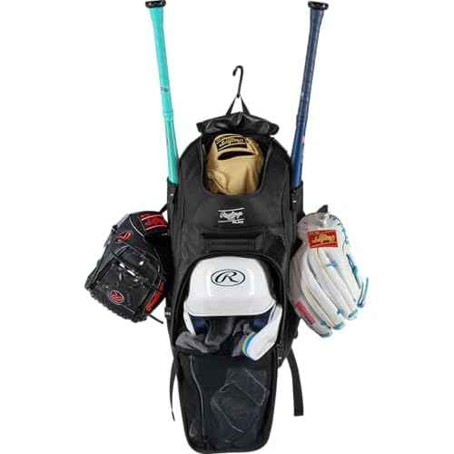 Rawlings | FRANCHISE 2.0 Player's Backpack | Baseball/Softball | Rec/Travel | Multiple Styles