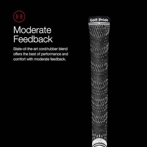 Golf Pride MCC Golf Club Grip - All-Weather Hybrid Grip - Brushed Cotton Cord & Pebbled Texture - Moisture-Wicking Technology - Blue/White