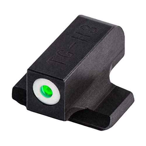 TruGlo Tritium Pro Glow in The Dark Gun Handgun Glock Pistol Laser Sight Accessories with Rear Colors for Beretta PX4 Storm and Green Light, Black
