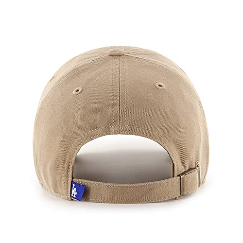 47 Los Angeles Dodgers Clean Up Dad Hat Adjustable Baseball Cap - Khaki/Black