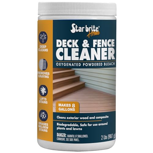 Star Brite Home Deck and Fence Cleaner 32 Oz Oxygenated Biodegradable Bleach
