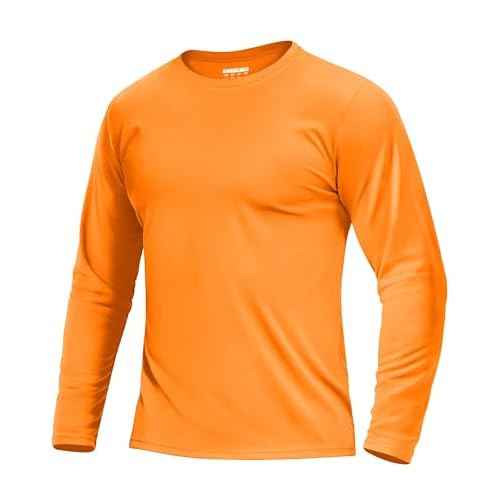 Boladeci Men's UPF 80+ Sun Shirts Long Sleeve Lightweight UV Protection SPF Shirts Rash Guard Swim T-Shirts