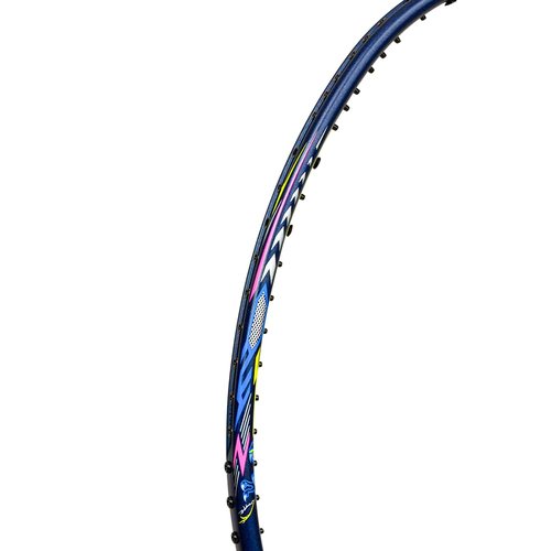 Hundred T-Rex 800 Strung Badminton Racket with Full Cover | 84 Grams | Maximum Tension ≤32 lbs (Navy)