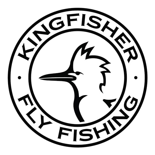 Kingfisher Fly Fishing Slim Waterproof Magnetic Fly Box - Gray, 8 Compartments