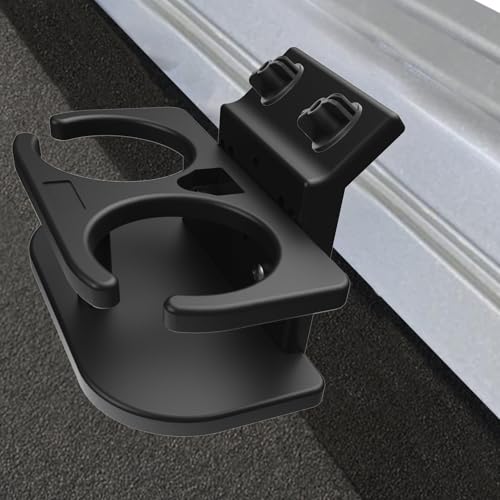 Double Boat Cup Holder for Lund Ranger G3 45 Degree Track Mount - Dual Drink Holder