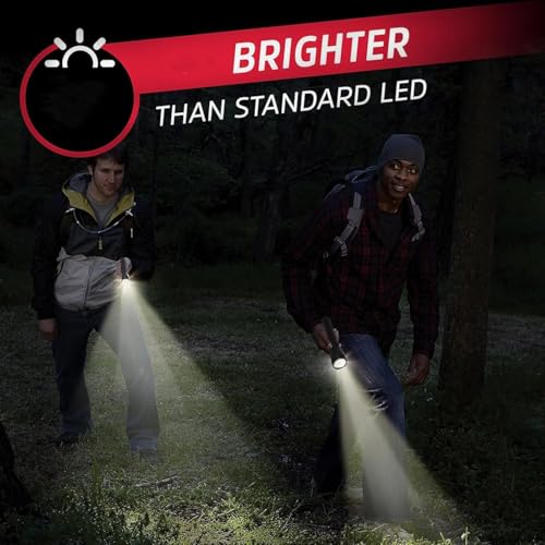 Heavy Duty 3-Cell D LED Flashlight Set - Rugged Aluminum Torch for Outdoor & Emergency (3 Pack)