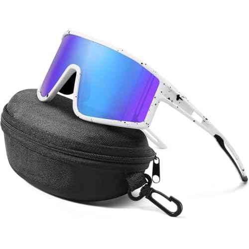 Sports Baseball Cycling Sunglasses for Men: Polarized Sunglasses for Women Youth UV400 Protection Running