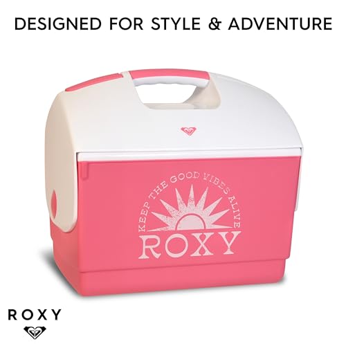Roxy 10 Qt Portable Insulated Cooler Box - Pink Beach & Picnic Cooler